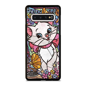 MARIE THE ARISTOCATS CAT STENED GLASS Samsung Galaxy S10 Case MARIE THE ARISTOCATS CAT STENED GLASS Samsung Galaxy S10 Case