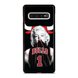 MARILYN MONROE CHICAGO BULLS NBA Samsung Galaxy S10 Case MARILYN MONROE CHICAGO BULLS NBA Samsung Galaxy S10 Case