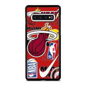 MIAMI HEAT NBA STICKER BOMB Samsung Galaxy S10 Case MIAMI HEAT NBA STICKER BOMB Samsung Galaxy S10 Case