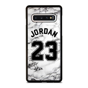 MICHAEL JORDAN 23 WHITE MARBLE Samsung Galaxy S10 Case