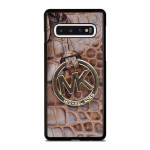 MICHAEL KORS BROWN LEATHER Samsung Galaxy S10 Case MICHAEL KORS BROWN LEATHER Samsung Galaxy S10 Case