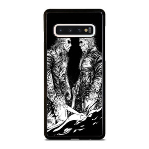 MICHAEL MYERS VS JASON Samsung Galaxy S10 Case MICHAEL MYERS VS JASON Samsung Galaxy S10 Case