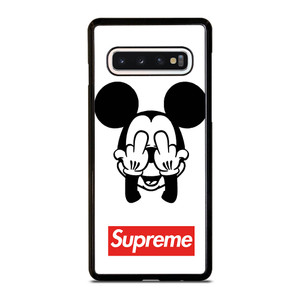 MICKEY MOUSE SUPREME Samsung Galaxy S10 Case MICKEY MOUSE SUPREME Samsung Galaxy S10 Case