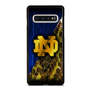 NOTRE DAME FIGHTING IRISH GOLDEN LOGO Samsung Galaxy S10 Case NOTRE DAME FIGHTING IRISH GOLDEN LOGO Samsung Galaxy S10 Case