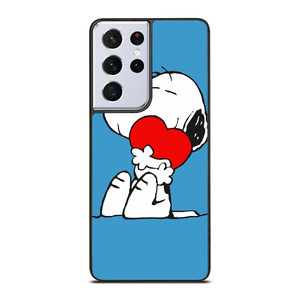 SNOOPY LOVE HEART Samsung Galaxy S21 Ultra Case