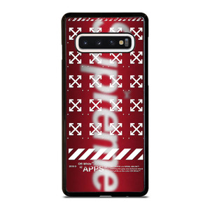 OFF WHITE X SUPREME LOGO BLUR Samsung Galaxy S10 Case