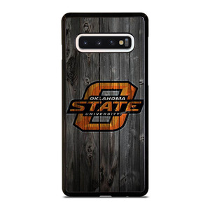 OKLAHOMA STATE UNIVERSITY WOODEN LOGO Samsung Galaxy S10 Case