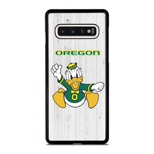 OREGON DUCKS WOODEN LOGO Samsung Galaxy S10 Case