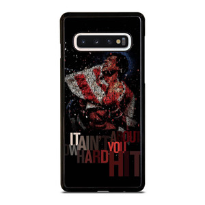 ROCKY BALBOA QUOTE Samsung Galaxy S10 Case ROCKY BALBOA QUOTE Samsung Galaxy S10 Case