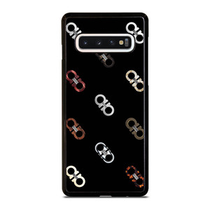 SALVATORE FERRAGAMO LOGO PATTERN Samsung Galaxy S10 Case
