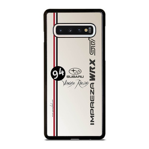 SUBARUWRX STI VINTAGE CAR Samsung Galaxy S10 Case SUBARUWRX STI VINTAGE CAR Samsung Galaxy S10 Case