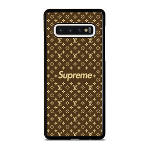 SUPREME BROWN PATTERN NEW Samsung Galaxy S10 Case