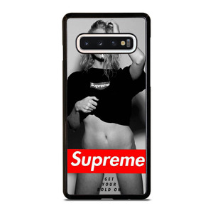 SUPREME GET YOUR BOLD ON Samsung Galaxy S10 Case SUPREME GET YOUR BOLD ON Samsung Galaxy S10 Case