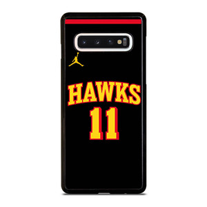 TRAE YOUNG ATLANTA HAWKS BLACK Samsung Galaxy S10 Case TRAE YOUNG ATLANTA HAWKS BLACK Samsung Galaxy S10 Case