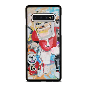 UNIVERSITY OF GEORGIA BULLDOGS UGA ART Samsung Galaxy S10 Case