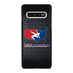 USA WRESTLING METAL LOGO Samsung Galaxy S10 Case USA WRESTLING METAL LOGO Samsung Galaxy S10 Case
