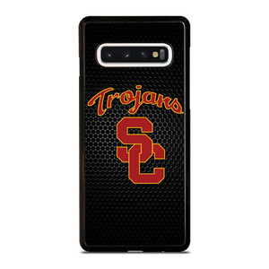 USC TROJANS RUSTY METAL LOGO Samsung Galaxy S10 Case