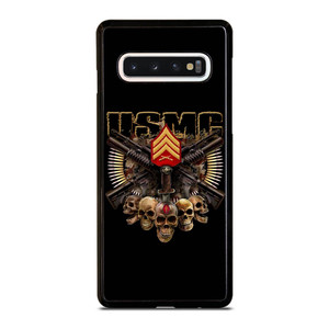 USMC MARINE CORPS SKULL LOGO Samsung Galaxy S10 Case