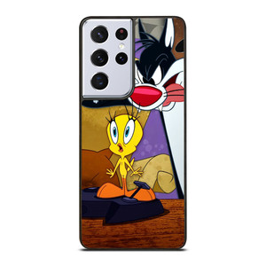SYLVESTER AND TWEETY Samsung Galaxy S21 Ultra Case SYLVESTER AND TWEETY Samsung Galaxy S21 Ultra Case
