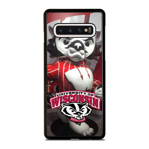WISCONSIN BADGER MASCOT Samsung Galaxy S10 Case