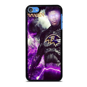 LAMAR JACKSON BALTIMORE RAVENS ART iPod Touch 7 Case