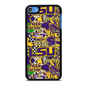 LSU Tigers UNIVERSUTY COLLAGE iPod Touch 7 Case