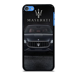 MASERATI CAR BLACK LOGO iPod Touch 7 Case