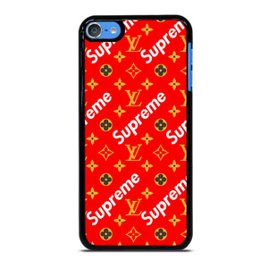 NEW SUPREME RED GOLD PATTERN iPod Touch 7 Case NEW SUPREME RED GOLD PATTERN iPod Touch 7 Case