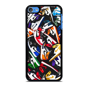NIKE AIR JORDAN SNEAKERS COLLAGE iPod Touch 7 Case