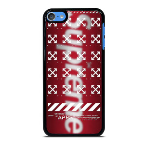 OFF WHITE X SUPREME LOGO BLUR iPod Touch 7 Case OFF WHITE X SUPREME LOGO BLUR iPod Touch 7 Case