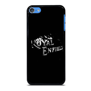 ROYAL ENFIELD BLACK TANK METAL LOGO iPod Touch 7 Case