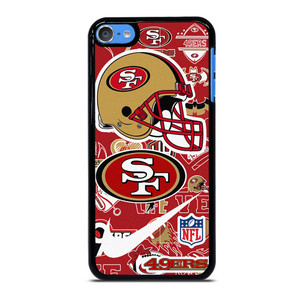SAN FRANCISCO 49ERS NFL STICKER BOMB iPod Touch 7 Case SAN FRANCISCO 49ERS NFL STICKER BOMB iPod Touch 7 Case