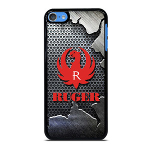 STURM RUGER FIREARM METAL LOGO 2 iPod Touch 7 Case STURM RUGER FIREARM METAL LOGO 2 iPod Touch 7 Case