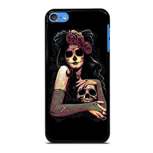 SUGAR SKULL TATTOO GIRL iPod Touch 7 Case