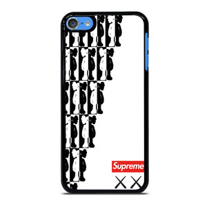 SUPREME KAWS BLACK WHITE iPod Touch 7 Case
