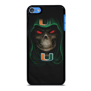 UM MIAMI HURRICANES SKULL iPod Touch 7 Case UM MIAMI HURRICANES SKULL iPod Touch 7 Case