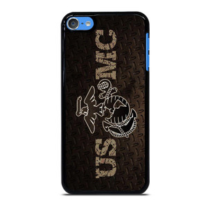 UNITED STATED MARINE CORPS METAL LOGO iPod Touch 7 Case