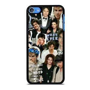 VAMPIRE DIARIES IAN SOMERHALDER COLLAGE iPod Touch 7 Case