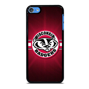 WISCONSIN BADGER METAL LOGO iPod Touch 7 Case