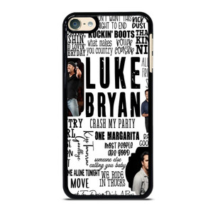 LUKE BRYAN QUOATE COLLAGE iPod Touch 6 Case