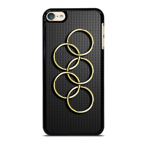 OLYMPIC RINGS GOLD CARBON iPod Touch 6 Case OLYMPIC RINGS GOLD CARBON iPod Touch 6 Case