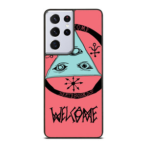 WELCOME SKATEBOARDS LOGO PINK Samsung Galaxy S21 Ultra Case