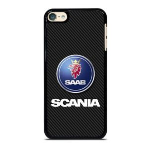 SCANIA TRUCK SAAB CARBON LOGO iPod Touch 6 Case SCANIA TRUCK SAAB CARBON LOGO iPod Touch 6 Case