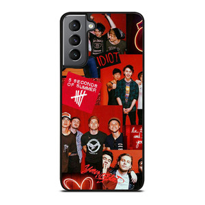 5 SECONDS OF SUMMER RED COLLAGE Samsung Galaxy S21 Plus Case
