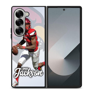 LAMAR JACKSON LOUISVILLE CARDINALS Samsung Galaxy Z Fold 6 Case Cover LAMAR JACKSON LOUISVILLE CARDINALS Samsung Galaxy Z Fold 6 Case Cover