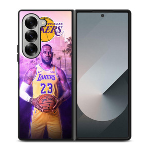 LEBRON JAMES LA LAKERS NBA Samsung Galaxy Z Fold 6 Case Cover LEBRON JAMES LA LAKERS NBA Samsung Galaxy Z Fold 6 Case Cover