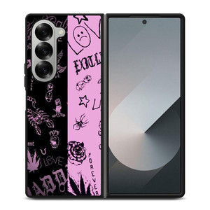 LIL PEEP TATTOO COLLAGE Samsung Galaxy Z Fold 6 Case Cover LIL PEEP TATTOO COLLAGE Samsung Galaxy Z Fold 6 Case Cover