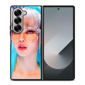 LISA BLACK PINK FACE Samsung Galaxy Z Fold 6 Case Cover