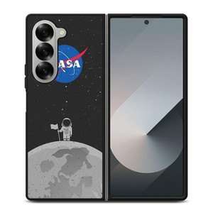 LOGO NASA Samsung Galaxy Z Fold 6 Case Cover LOGO NASA Samsung Galaxy Z Fold 6 Case Cover