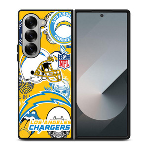 LOS ANGELES CHARGERS NFL STICKER BOMB Samsung Galaxy Z Fold 6 Case Cover LOS ANGELES CHARGERS NFL STICKER BOMB Samsung Galaxy Z Fold 6 Case Cover